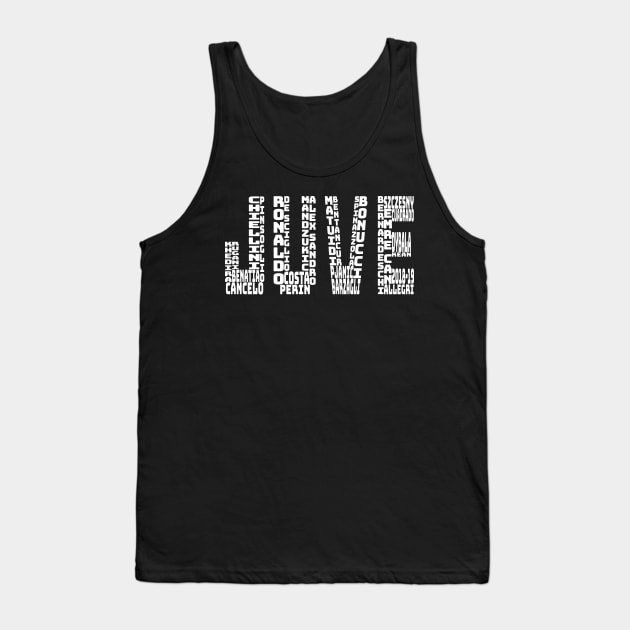 Juventus 2018 - 2019 - White Text JUVE Tank Top by gin3art